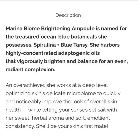 Earth Harbor MARINA Biome Brightening Ampoule - Picture 6 of 6